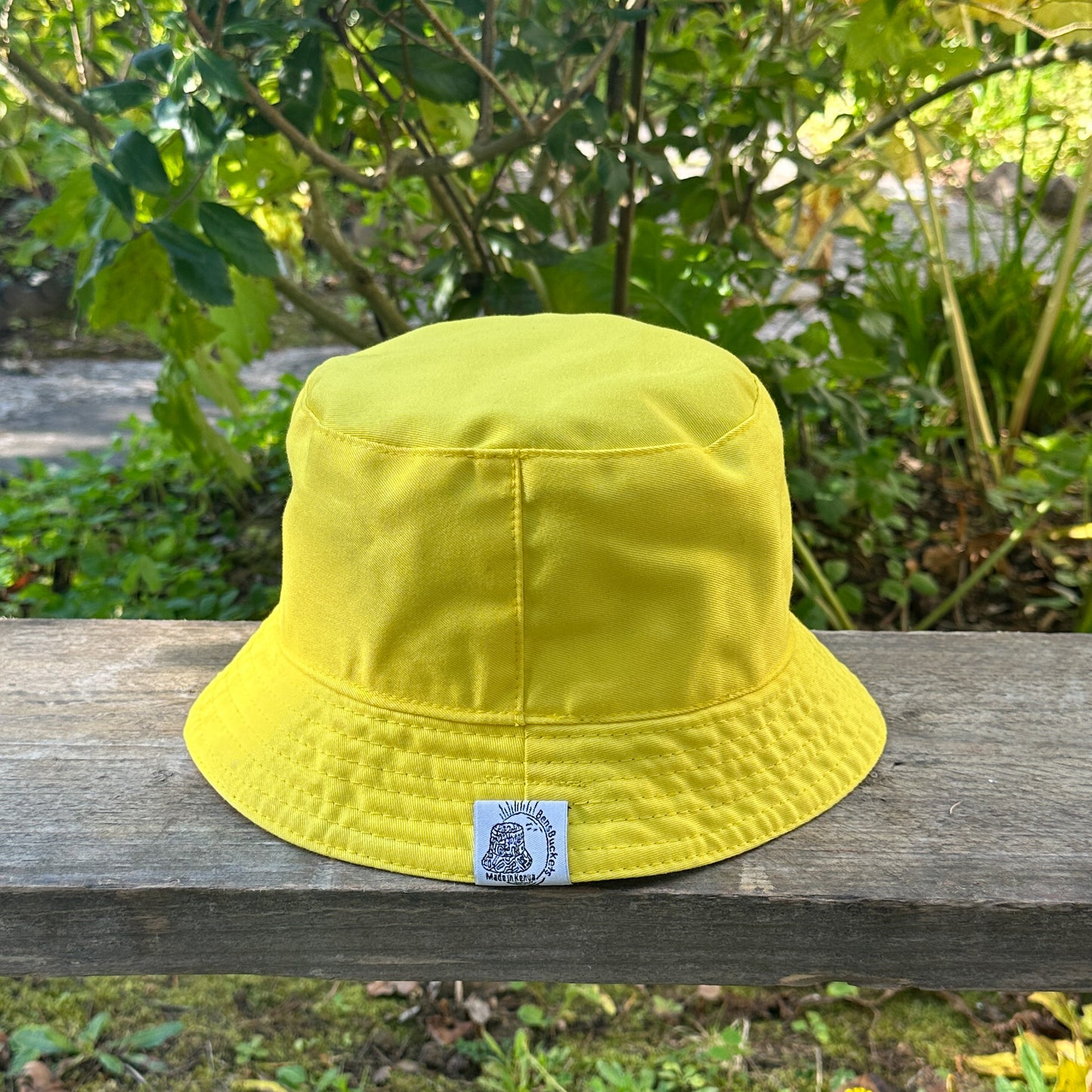 Yellow Reversible Bucket Hat