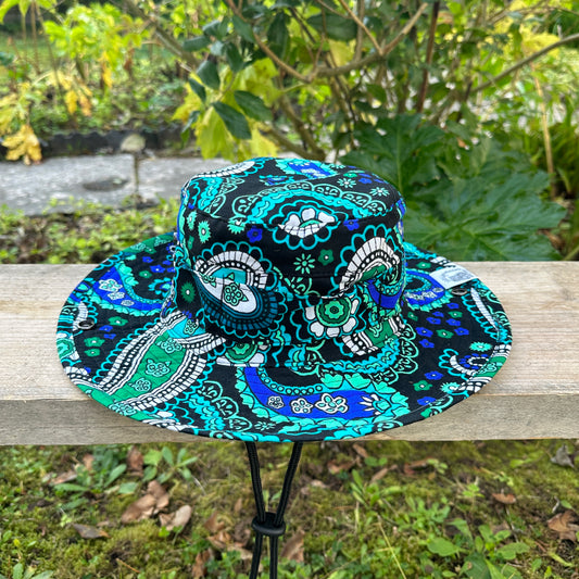Green Paisley Boonie